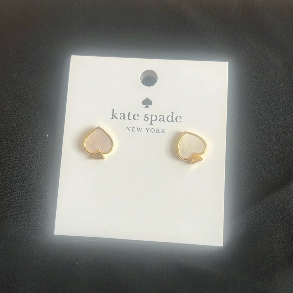 ♠️KATE SPADE CREAMMULTI SPADE STUDS♠️